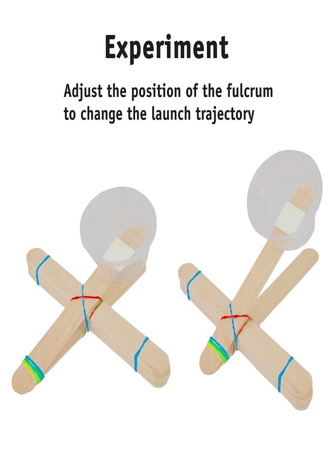 STEM Inventions Catapults Kit - Supplies to Build 30 Mini Toy Catapults - Complete Bulk STEM Project Kit for Kids and Classrooms - Image 3